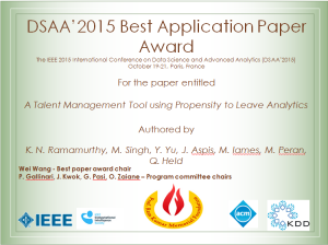 Best Application Paper